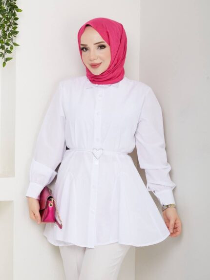 Tunic with Button Placket