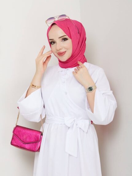 Maxi Dress with Waist Belt