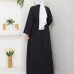 Maxikleid mit Taillengürtel