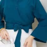 Wickelbluse