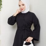 Maxikleid mit Taillengürtel