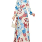Sommerkleid mit Aquarell-Print | Luftig, langärmelig & floral 2025 – Bild 4