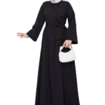 Damen Maxikleid mit Taillengürtel – Langarm, Elegant & Farbig | Sommermode 2025 – Bild 7