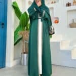 Elegantes Satin Kaftan Set – 2-teilig | Modest Fashion – Bild 12