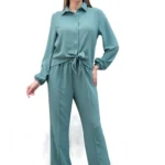 Elegantes Damen-Zweiteiler-Set mit Bluse und Hose | Modisch & Bequem – Bild 2