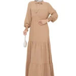 Elegantes Maxikleid mit Schleif | Modest Fashion 2025 – Bild 5