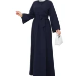Maxikleid mit Taillengürtel