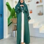 Elegantes Satin Kaftan Set – 2-teilig | Modest Fashion – Bild 11