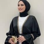 Elegantes Satin Kaftan Set – 2-teilig | Modest Fashion – Bild 4