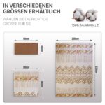 Bettwäsche 3-teiliges Set mit Rauten und Punktmustern | OEKO-TEX zertifiziert – Bild 7