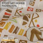 Bettwäsche 3-teiliges Set mit Rauten und Punktmustern | OEKO-TEX zertifiziert – Bild 5