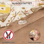 Bettwäsche 3-teiliges Set mit Rauten und Punktmustern | OEKO-TEX zertifiziert – Bild 6
