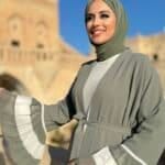 Modest Abaya mit Plisseeärmeln | Für Damen & Sommer 2025 – Bild 2