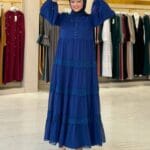 Elegantes Maxikleid mit Volants und Spitzendetails – Luftig & Blickdicht – Bild 2