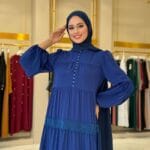 Elegantes Maxikleid mit Volants und Spitzendetails – Luftig & Blickdicht – Bild 5