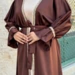 Elegantes Satin Kaftan Set – 2-teilig | Modest Fashion – Bild 10