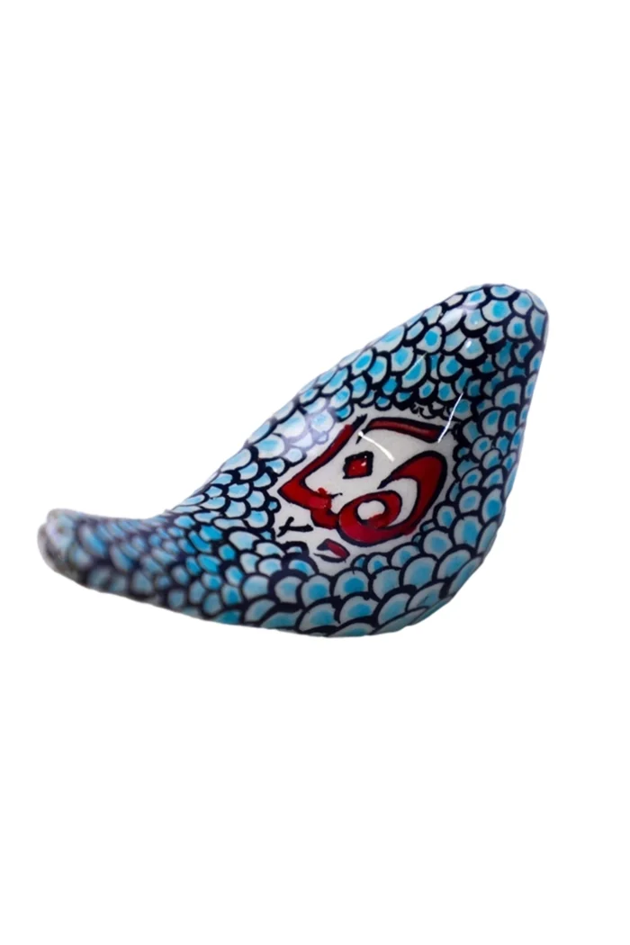 Qayshani Vogel Figurine aus Damaskus – handbemalt mit Kalligraphie – Bild 3