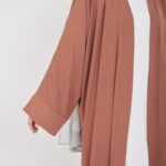 Damen Kimono Braun - Eleganter Überwurf – Bild 3
