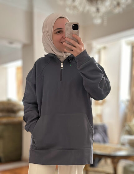 Oversized Hoodie Grau - Bequemer Kapuzenpullover