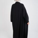 Damen Kimono Schwarz - Eleganter Überwurf - Image 2