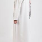 Kleid Damen Off-White - Basic Sommerkleid – Bild 2