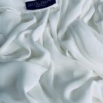 Premium Chiffon Hijab Weiß - Elegantes Kopftuch – Bild 2