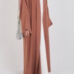 Damen Kimono Braun - Eleganter Überwurf – Bild 2