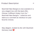 Hijab Set Modern - Muslimah Design Box – Bild 3