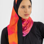 Performance Sport-Schleier Orange Graphics - Grafisches Design – Bild 2