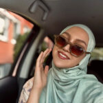 Modal Hijab Mintgrün - Seidiges Kopftuch – Bild 2