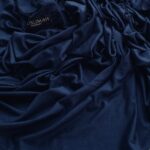 Baumwoll Hijab Dunkelblau - Weiches Naturkopftuch – Bild 2