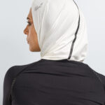 Sport Hijab Light Weiß - Leichtes weißes Sportkopftuch