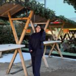 Dunkelblaue Damen Hose - Vielseitige Freizeithose – Bild 2