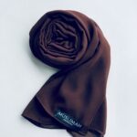Premium Chiffon Hijab Brunette - Brünett-Ton Kopftuch