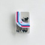 Schwarz-Weiß Hijab-Nadeln Set - Klassische Kopftuchnadeln