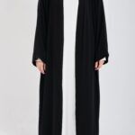 Damen Kimono Schwarz - Eleganter Überwurf