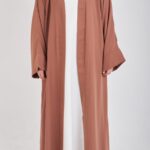 Damen Kimono Braun - Eleganter Überwurf