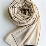 Premium Chiffon Hijab Stark White - Reinweißes Kopftuch