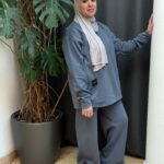 Graue Damen Hose - Komfortable Freizeithose – Bild 2