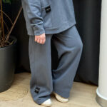 Graue Damen Hose - Komfortable Freizeithose