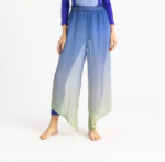 Cover-Up Strandhose Grün - Leichte Sommerhose mit Farbverlauf