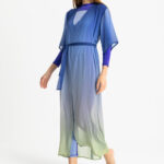 Strandkleid Grün Damen - Elegantes Cover-Up mit Farbverlauf – Bild 2