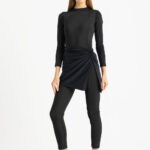 Strandtuch Schwarz - Klassisches Badetuch – Bild 2