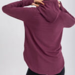 Cloud Hoodie Crushed Violets - Violetter Kapuzenpullover – Bild 2