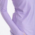 Performance Langarmshirt Digital Lavender - Lavendel Sportshirt – Bild 3