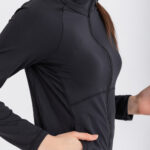 Performance Sportjacke Schwarz - Atmungsaktive Trainingsjacke – Bild 2