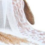 Leoparden-Print Hijab Accessoire - Tierisches Kopftuch-Schmuck – Bild 2