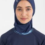 Schwimm Hijab Navy - Ultra-Fit Badekappe