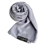 Premium Chiffon Hijab Hellgrau - Dezentes Kopftuch