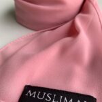 Premium Chiffon Hijab Dark Blush - Dunkles Rosa Kopftuch – Bild 3